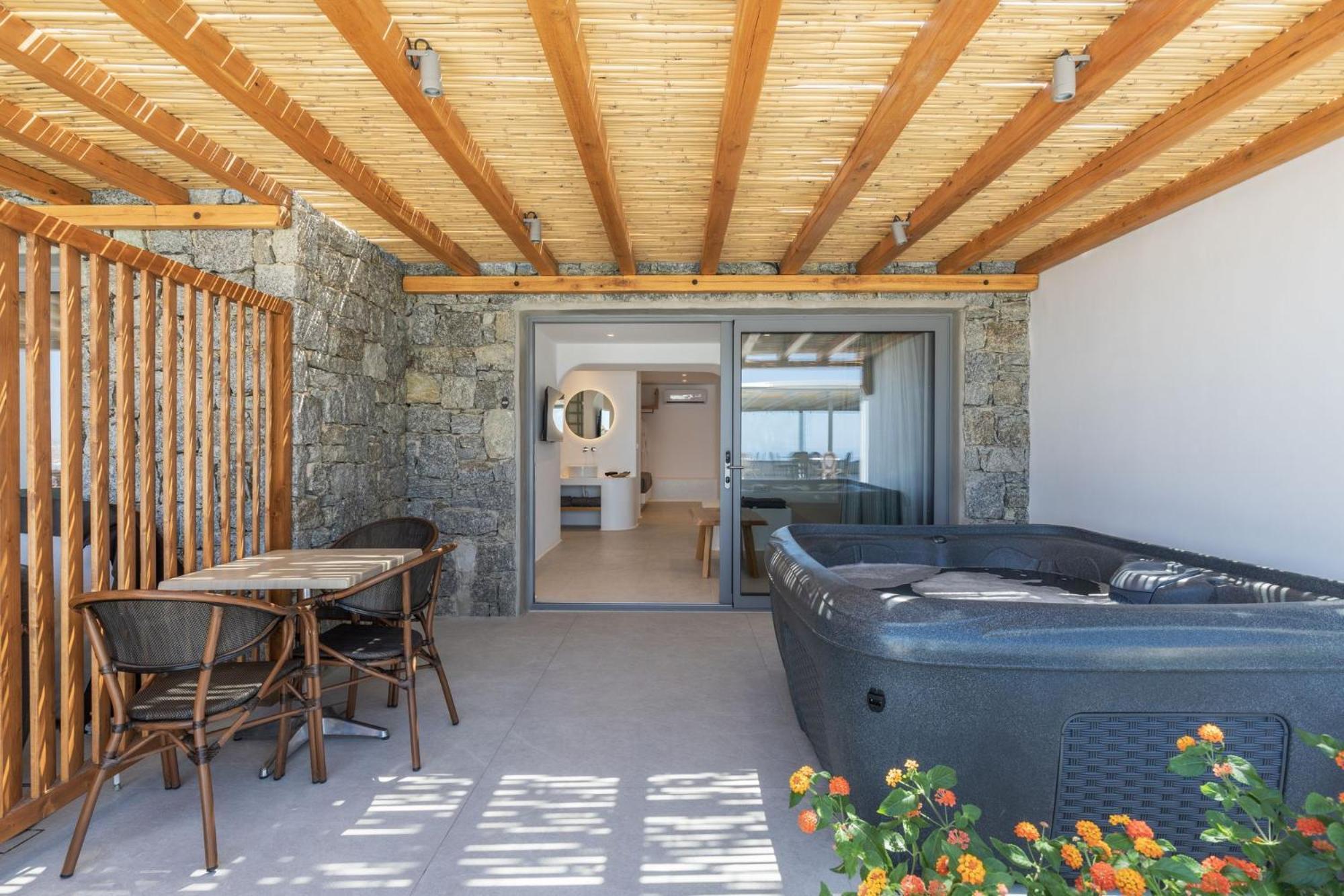 Sunset Hill Suites Mykonos Town Bagian luar foto