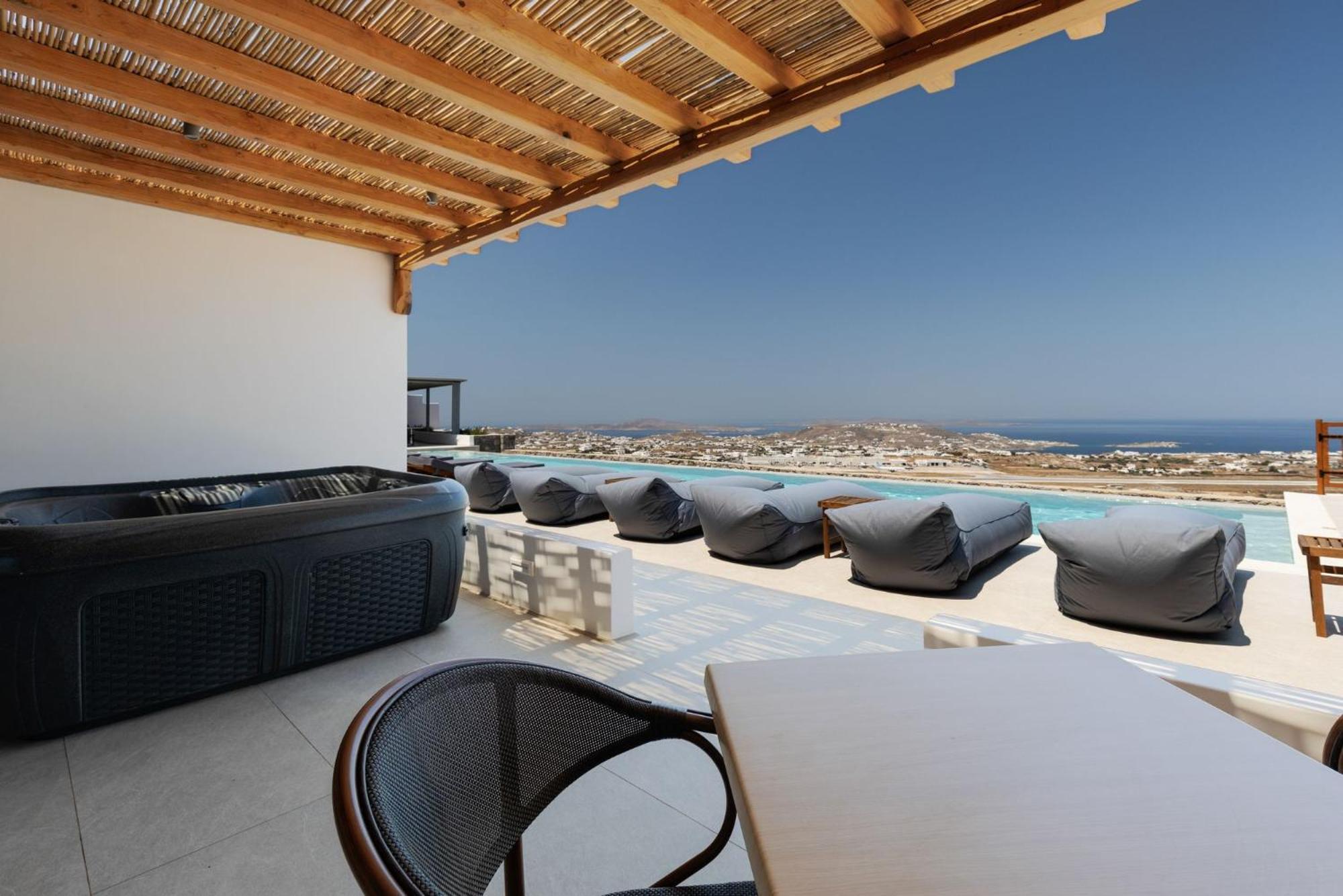 Sunset Hill Suites Mykonos Town Bagian luar foto